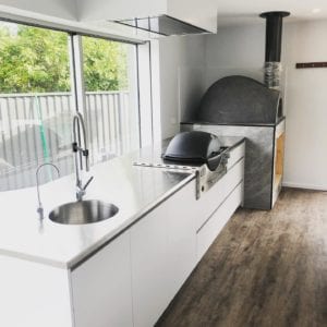 Modern Kitchen | Featured image for Benefits of Hiring a Plumber for Small Kitchen Renovations blog.